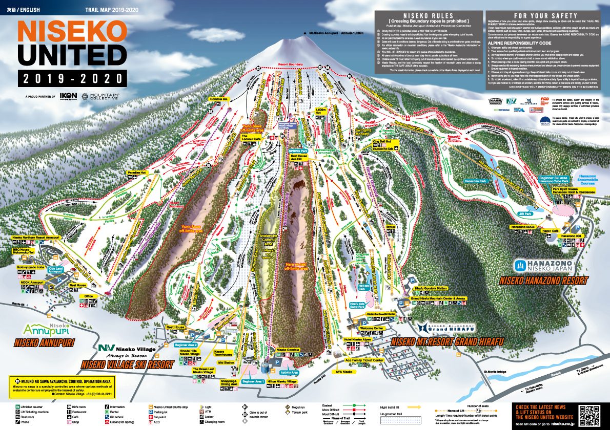 Niseko United Trail Map